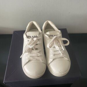 Prada Cream Casual Sneakers